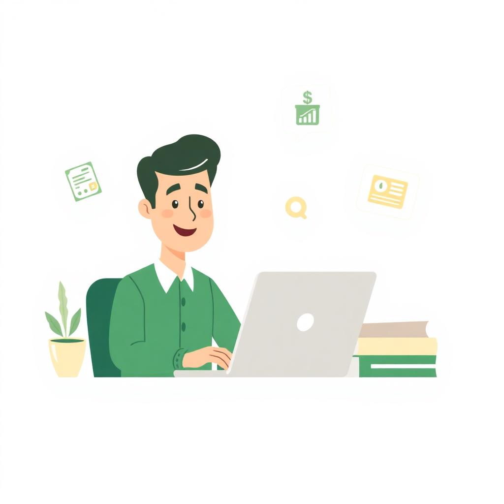 Digital Key Desk customer support illustration